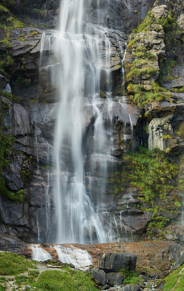 Acquafraggia waterfall, Borgnolo, South Tyrol, Italy