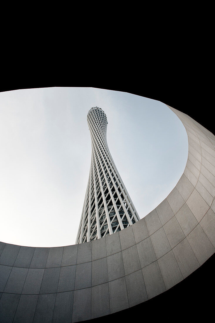 Canton Tower, Fernsehturm, Guangzhou, Guangdong Provinz, China
