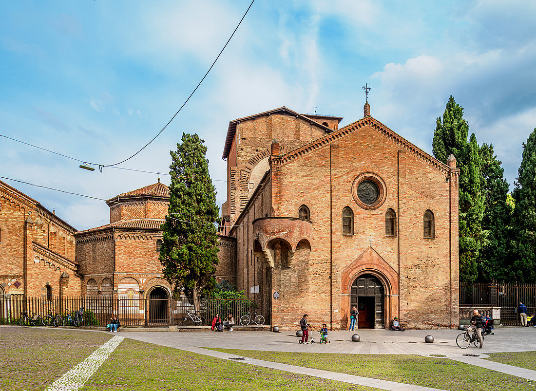 Basilika von Santo Stefano, Bologna, Emilia-Romagna, Italien, Europa