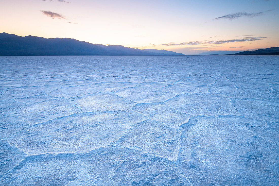Salt flats, Death Valley National Park, California, United States of America, North America