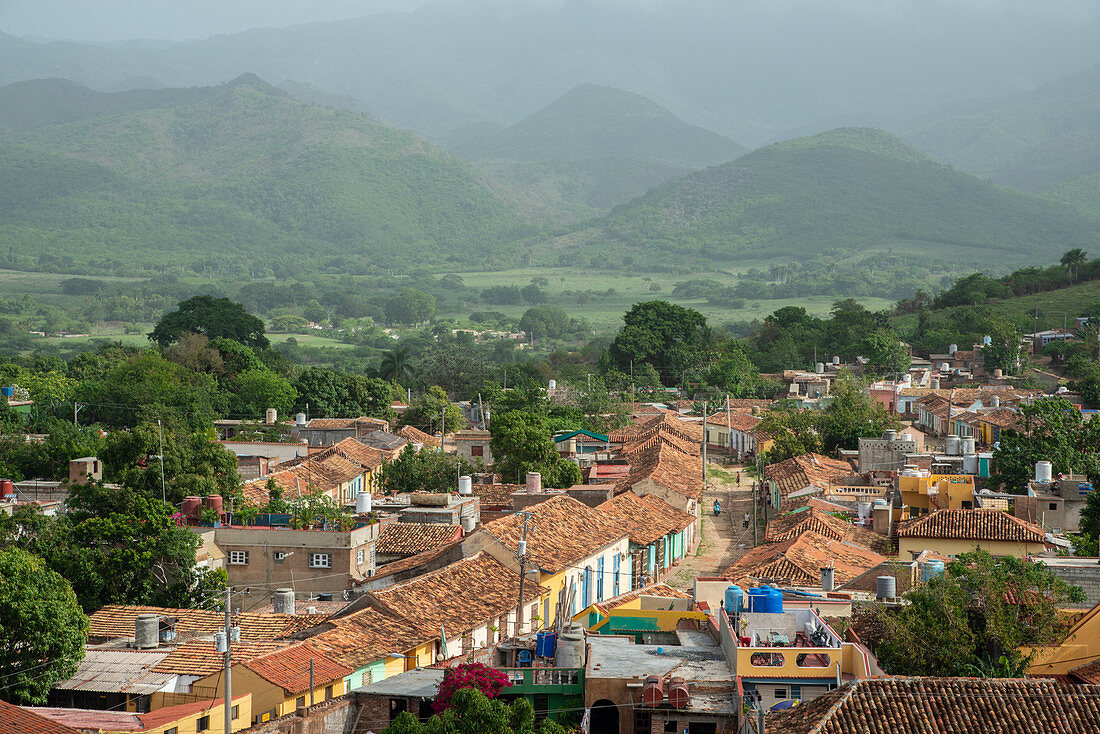 View from San Francisco de Asis of Trinidad, Cuba, West Indies, Caribbean, Central America