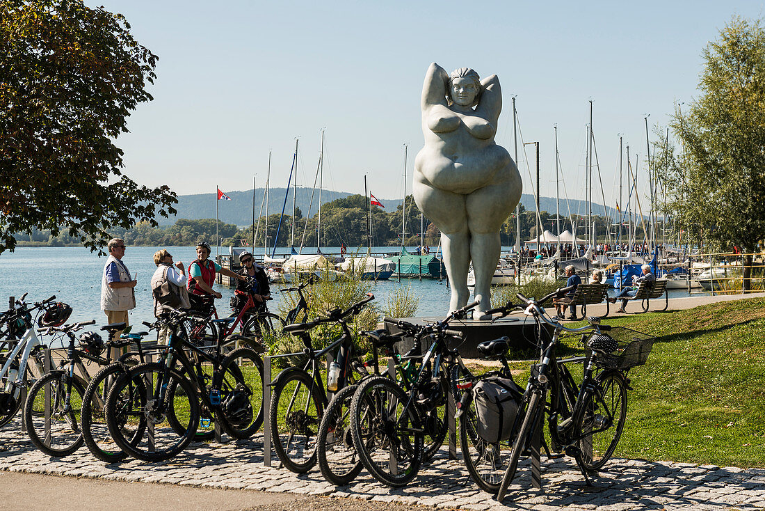 Uferpromenade, Bodman-Ludwigshafen, Bodensee, Baden-Württemberg, Deutschland