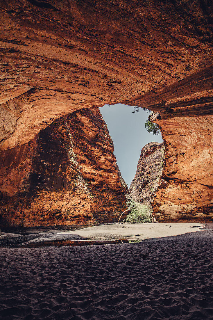 Cahtedrale Gorge im Purnululu Nationalpark, Bungle Bungle, Kimberley Region, Westaustralien, Ozeanien, 