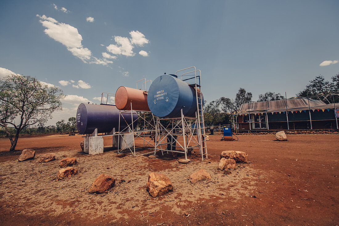 Roadhouse in der Kimberley Region in Westaustralien, Australien, Ozeanien