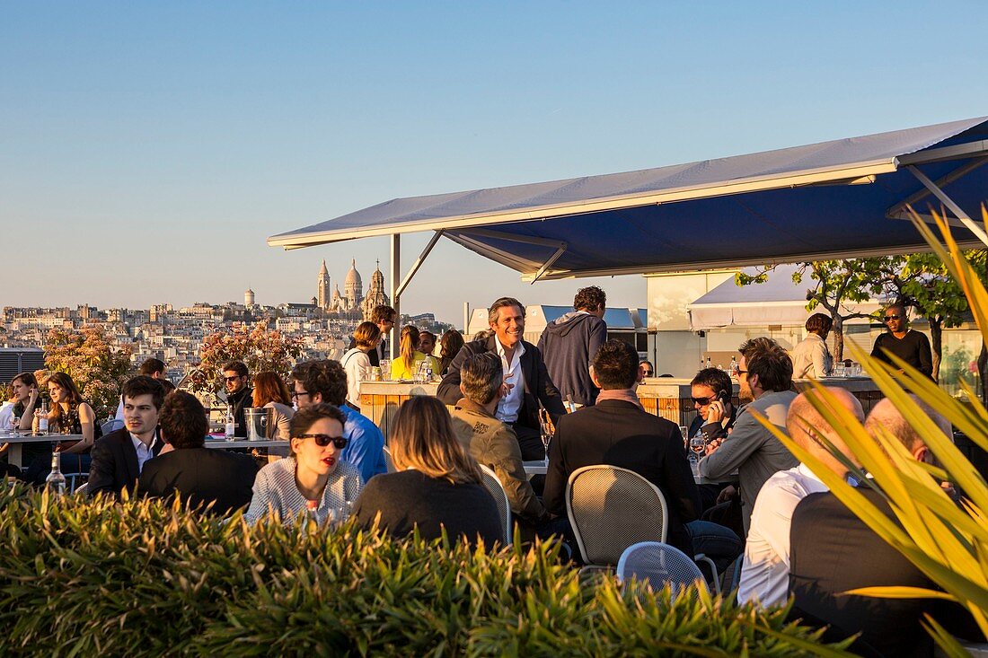 Frankreich, Paris, das Kaufhaus Printemps, die Dachterrasse