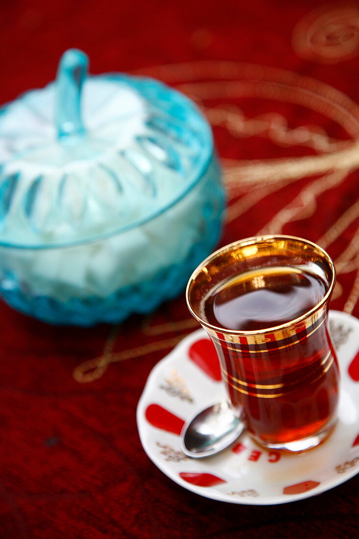 Türkischer Tee, Istanbul, Türkei, Europa