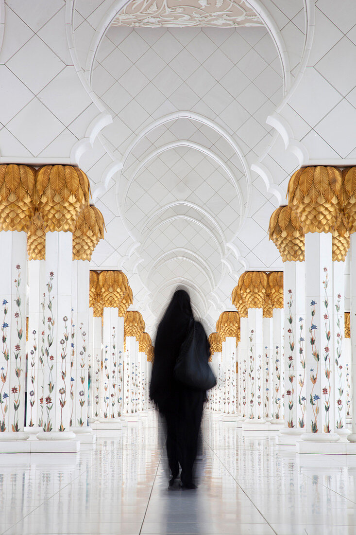 Sheikh Zayed Moschee, Abu Dhabi, Vereinigte Arabische Emirate, Naher Osten
