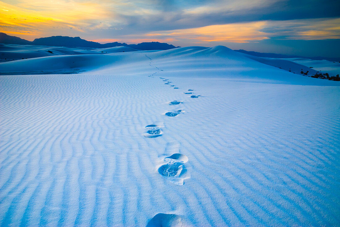 White Sands National Monument, New Mexico, Vereinigte Staaten von Amerika, Nordamerika