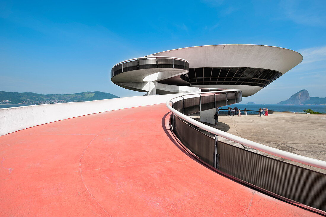 Niemeyer Museum of Contemporary Arts, Niteroi, Rio de Janeiro, Brazil, South America 