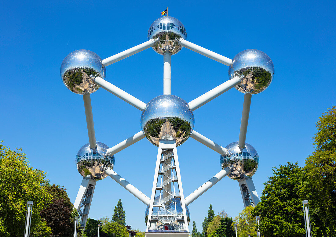 Brussels Atomium, Square de l'Atomium, Boulevard de Centaire, Brussels, Belgium, Europe