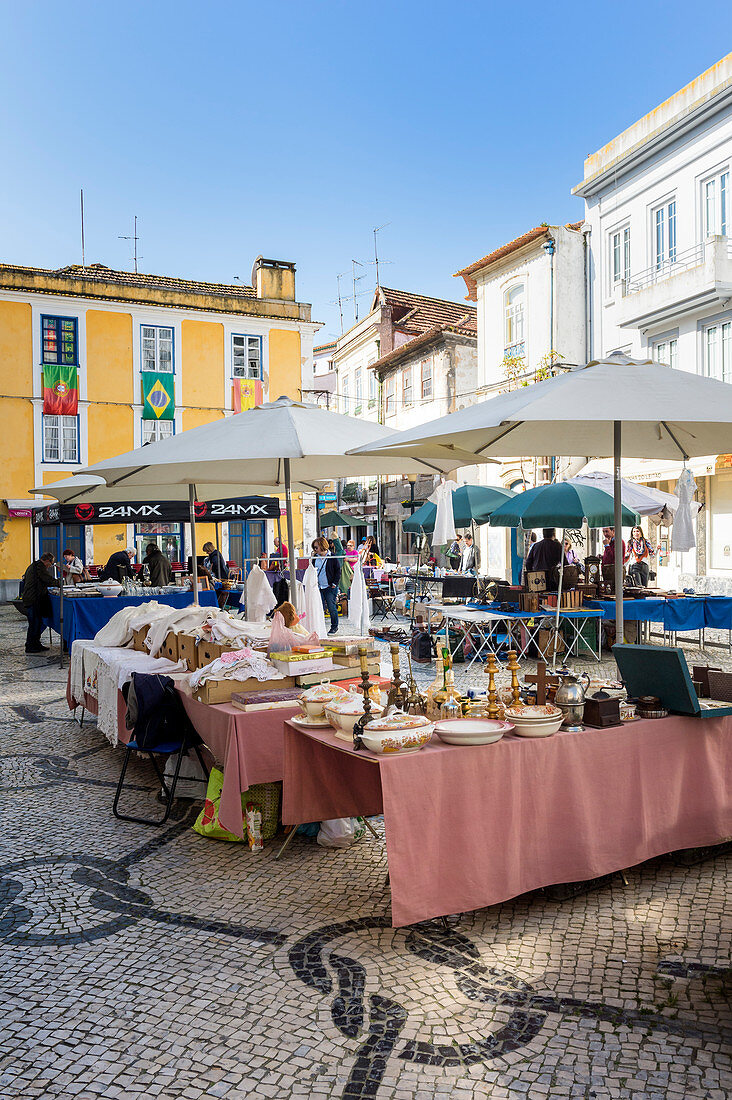 Flohmarkt, Aveiro, 'Venedig Portugals', Beira Littoral, Portugal, Europa