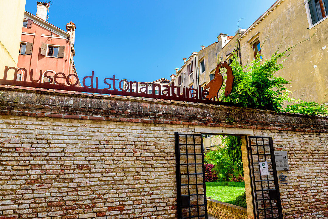 Museo di Storia Naturale im Stadtteil San Polo, Venedig, Italien