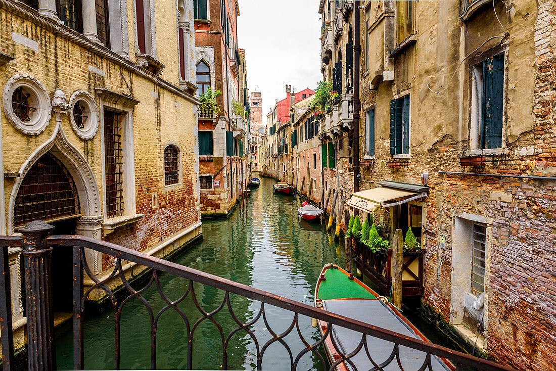 Canal in the San Polo district, Venice, Italy
