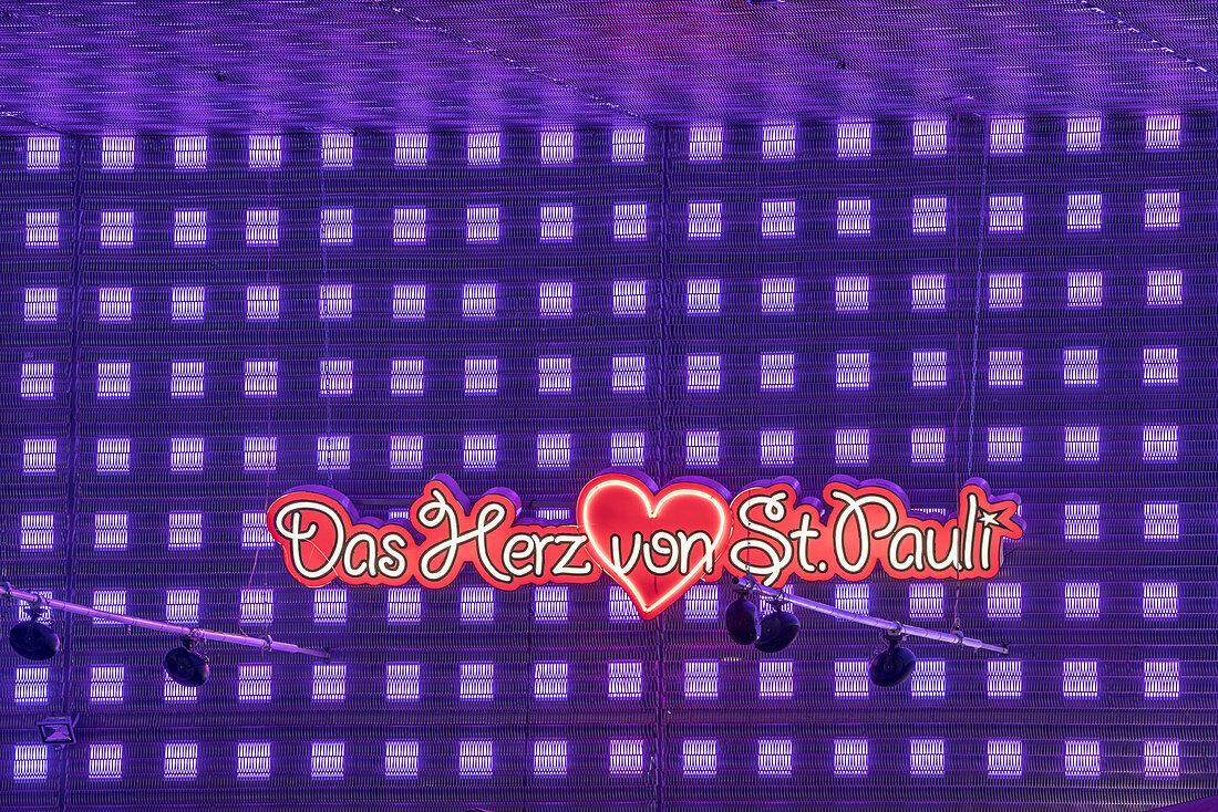 Das Herz von St. Pauli auf der Reeperbahn, Hansestadt Hamburg, Norddeutschland, Deutschland, Europa