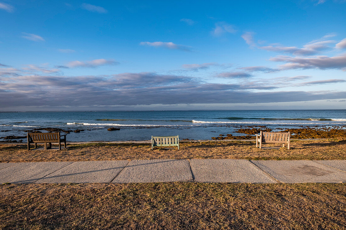 Sunset on Port Elizabeth beach, South Africa, Africa