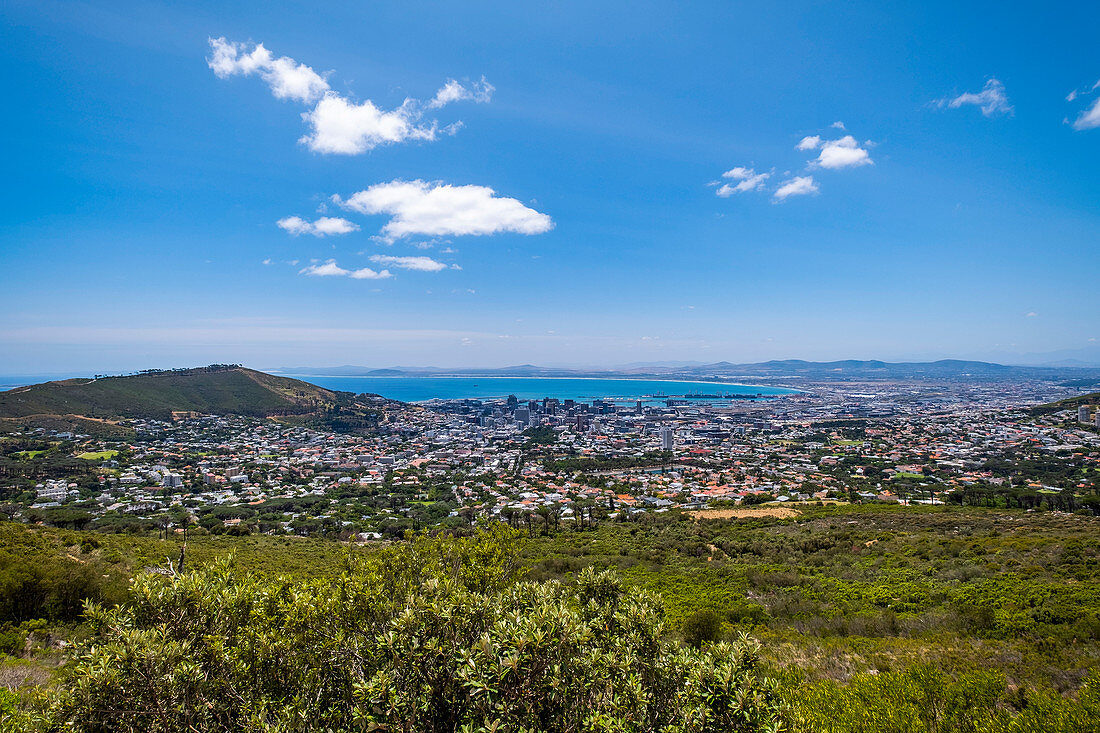 Blick auf Kapstadt, Südafrika, Afrika