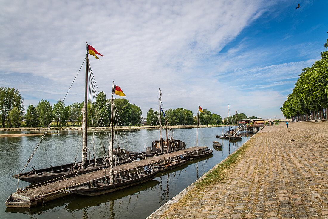 Kai des Fort Alleaume, Orleans, Loiret, Region Center Val De Loire, Frankreich