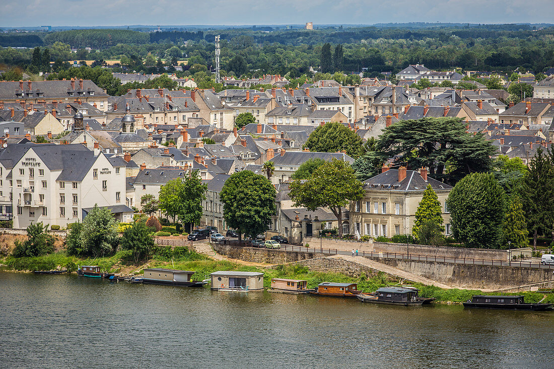 Die Loire, Saumur, Maine-et-Loire, Loire Region, Frankreich