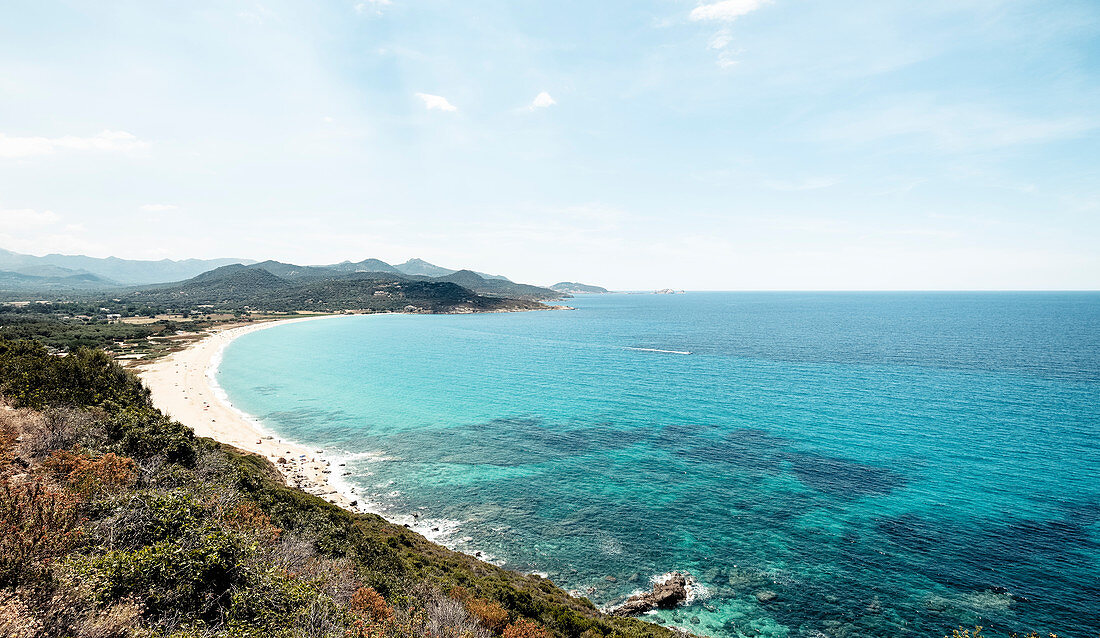 Losari beach, Corsica, France.