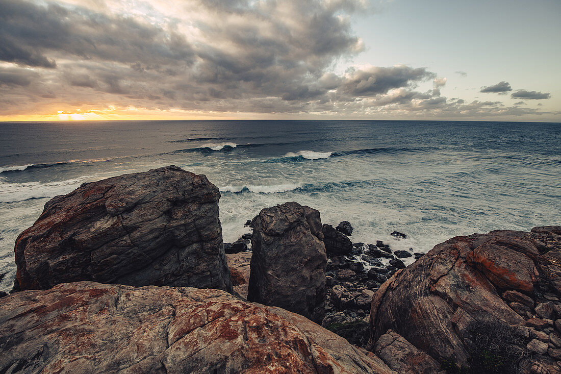 Wilyabrup sea cliffs near Margaret River, Western Australia, Australia, Oceania