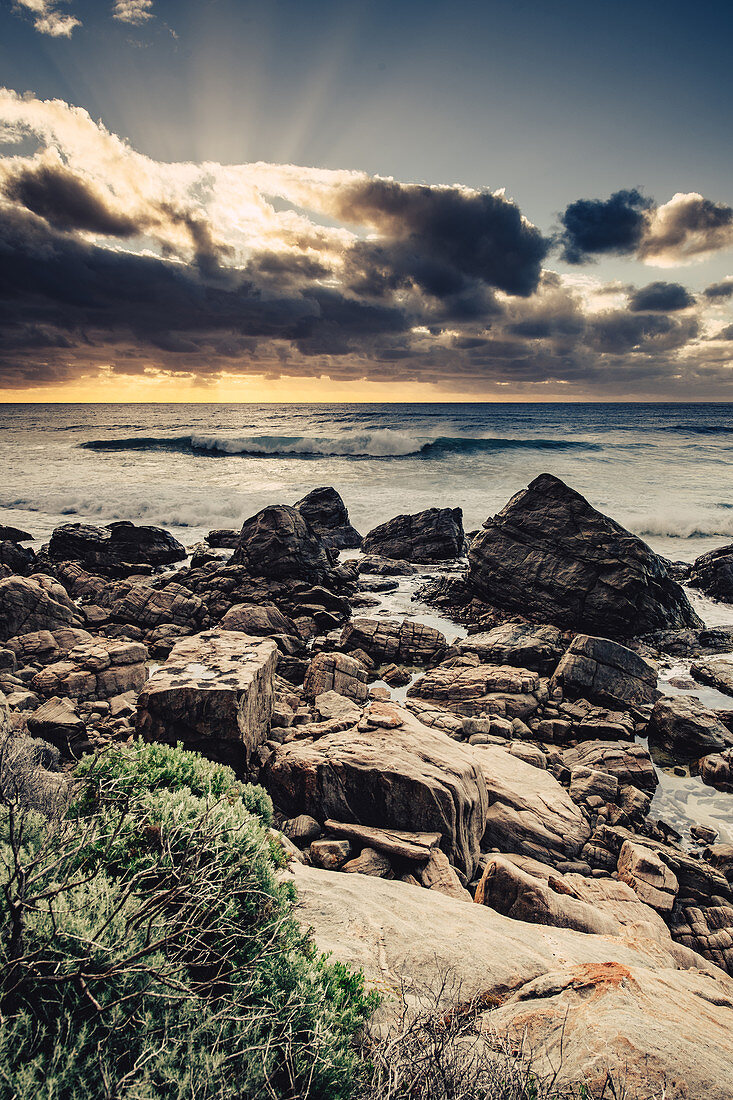 Wilyabrup sea cliffs bei Margaret River, Westaustralien, Australien, Ozeanien