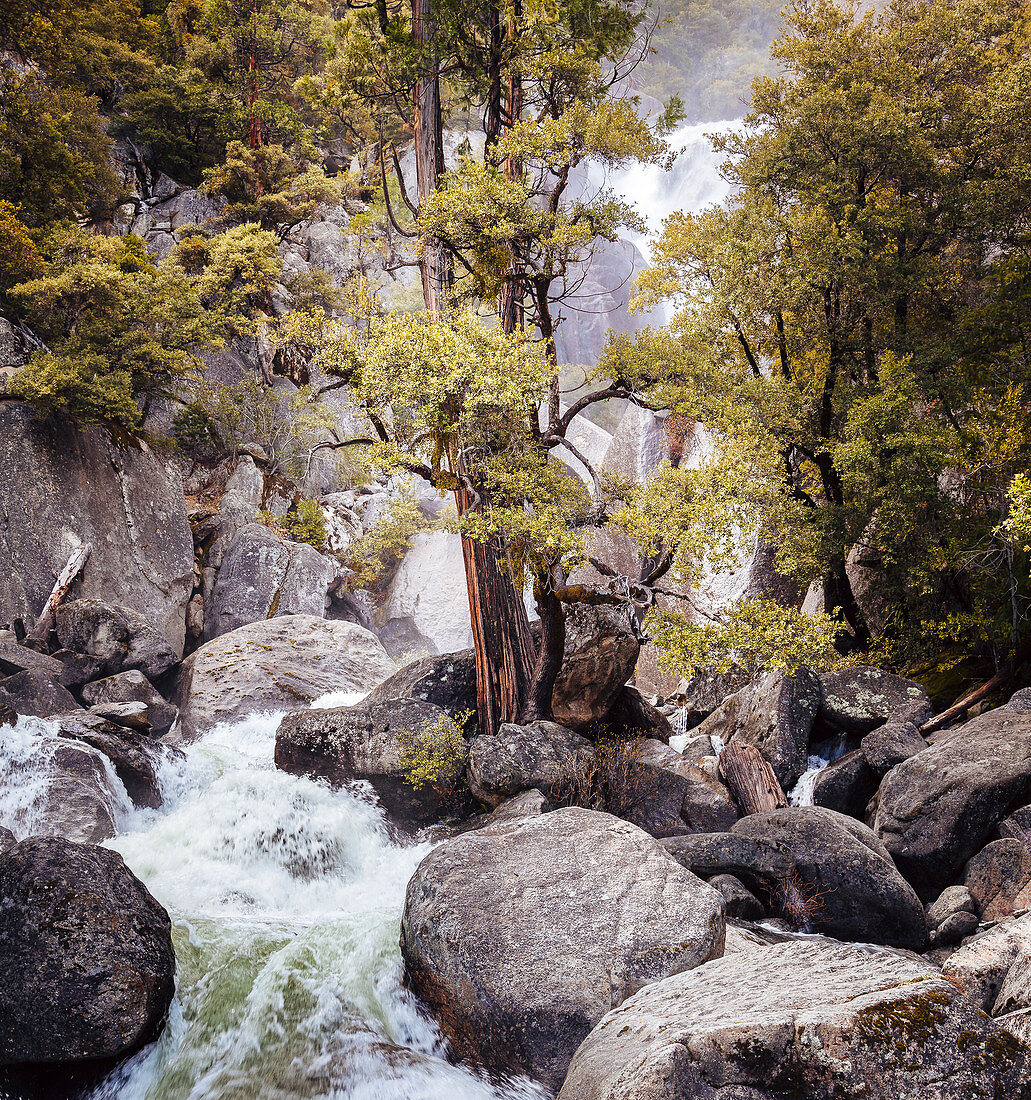 Merced River, Yosemite National Park, Kalifornien, USA