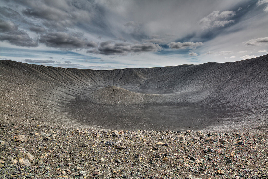 Hverfjall Vulkan, Lake Myvatn, Island LA009065