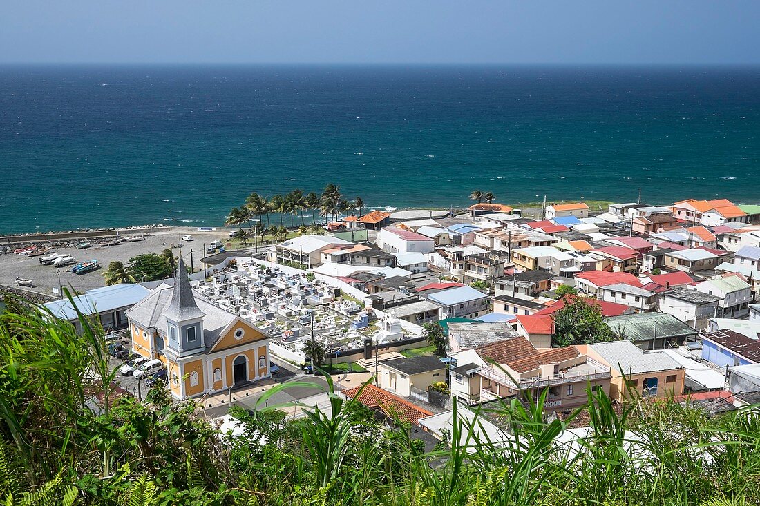 France, Martinique, Grand-Riviere, Sainte-Catherine church