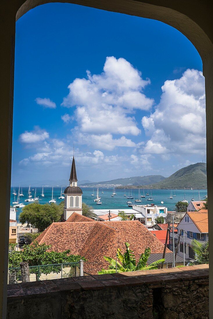 France, Martinique, Sainte-Anne, Notre-Dame church, one of the oldest churches in Martinique