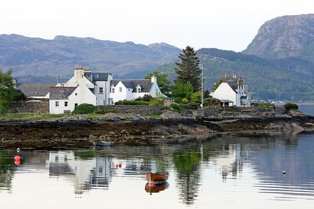 Plockton village on Loch Carron, Highlands