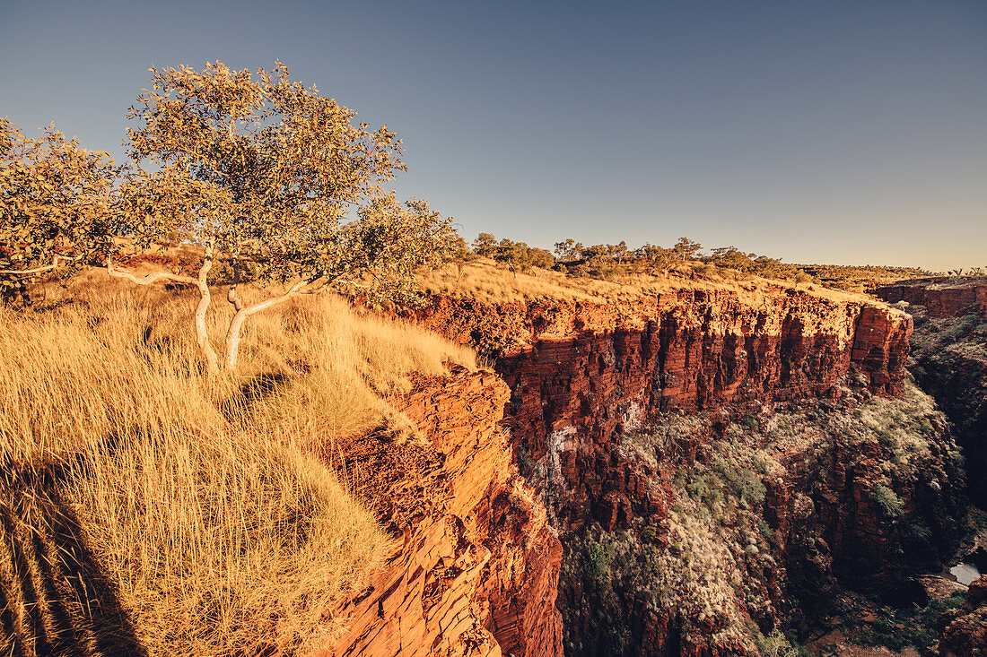 Schlucht im Karijini Nationalpark in Westaustralien, Australien, Ozeanien