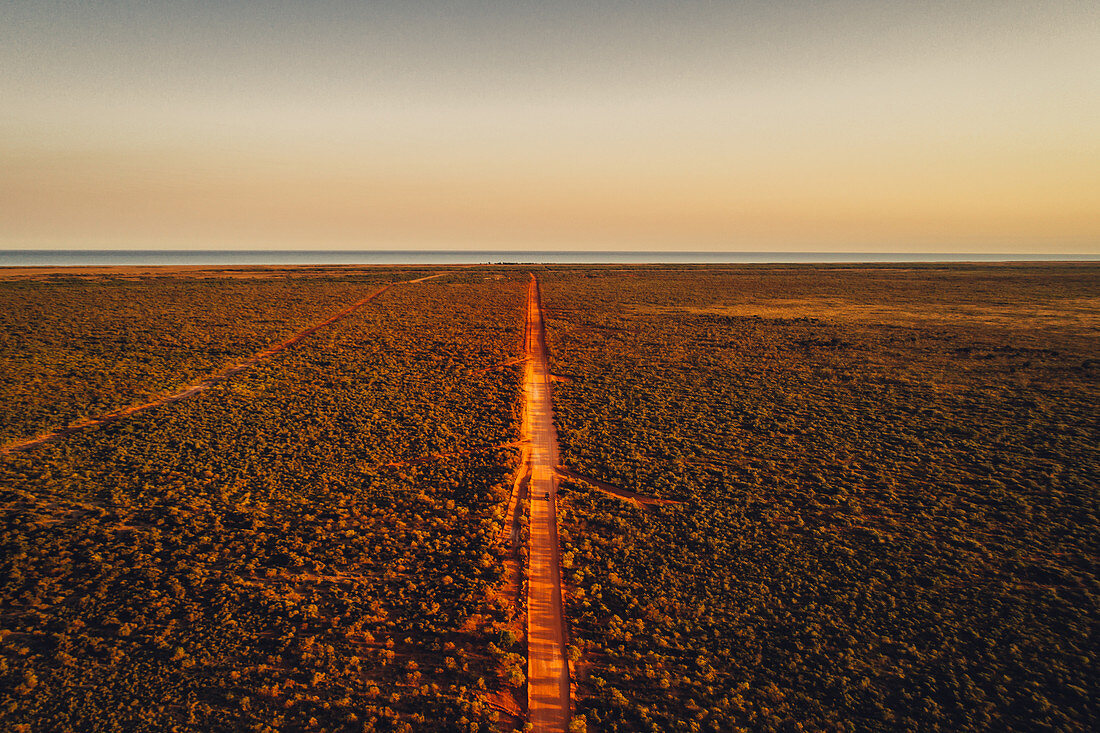 Geländewagen am 80 Mile Beach in Westaustralien, Australien, Indischer Ozean, Ozeanien