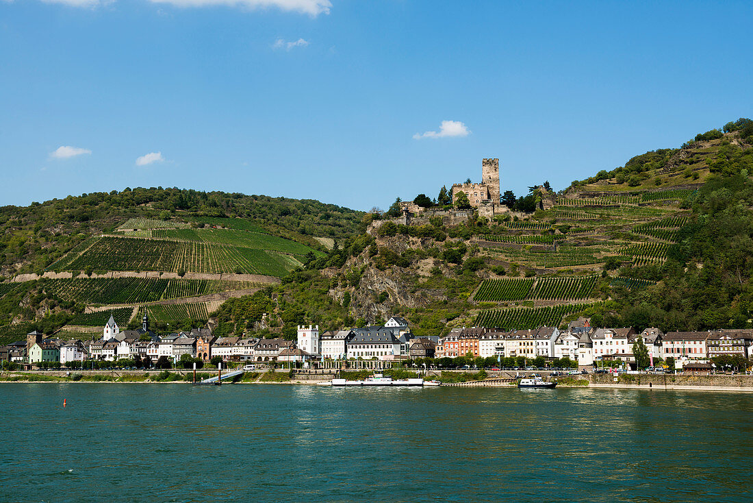 Gutenfels Castle, Kaub, Upper Middle Rhine Valley, Rhineland-Palatinate, Germany