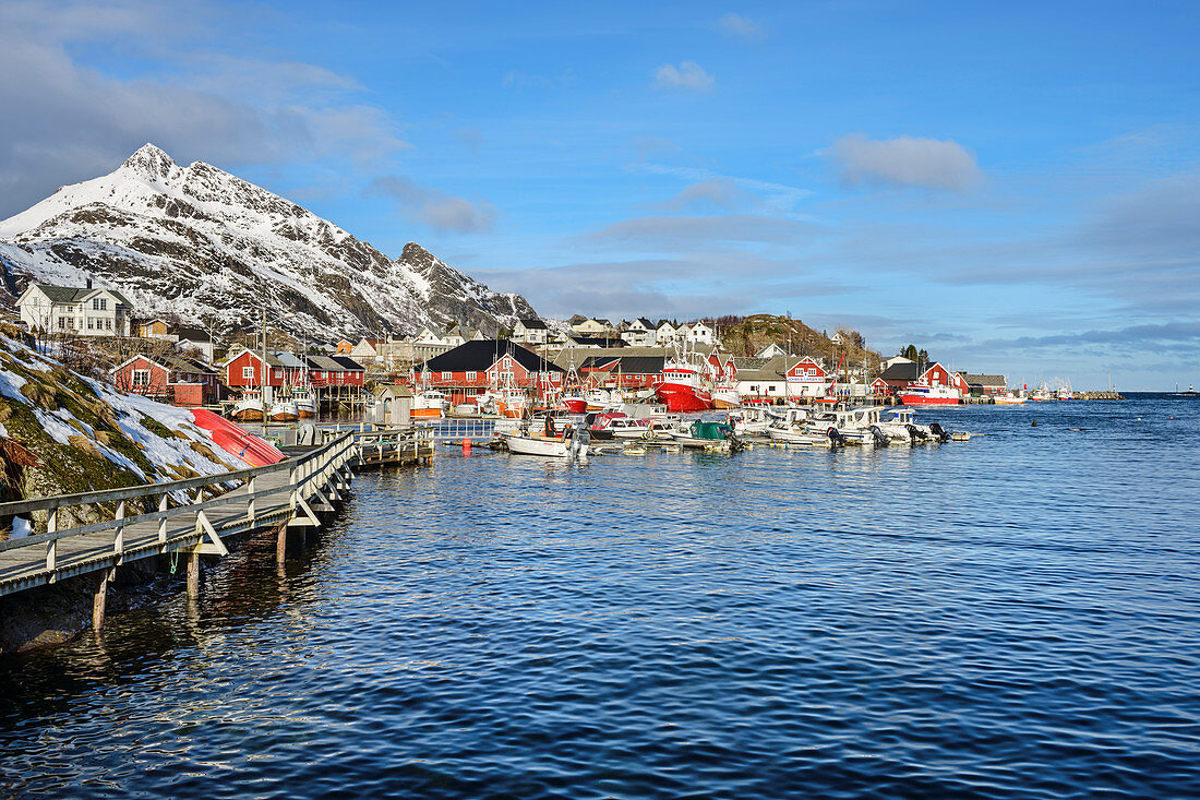 Klingenberg harbor, Klingenberg, Lofoten, Nordland, Norway