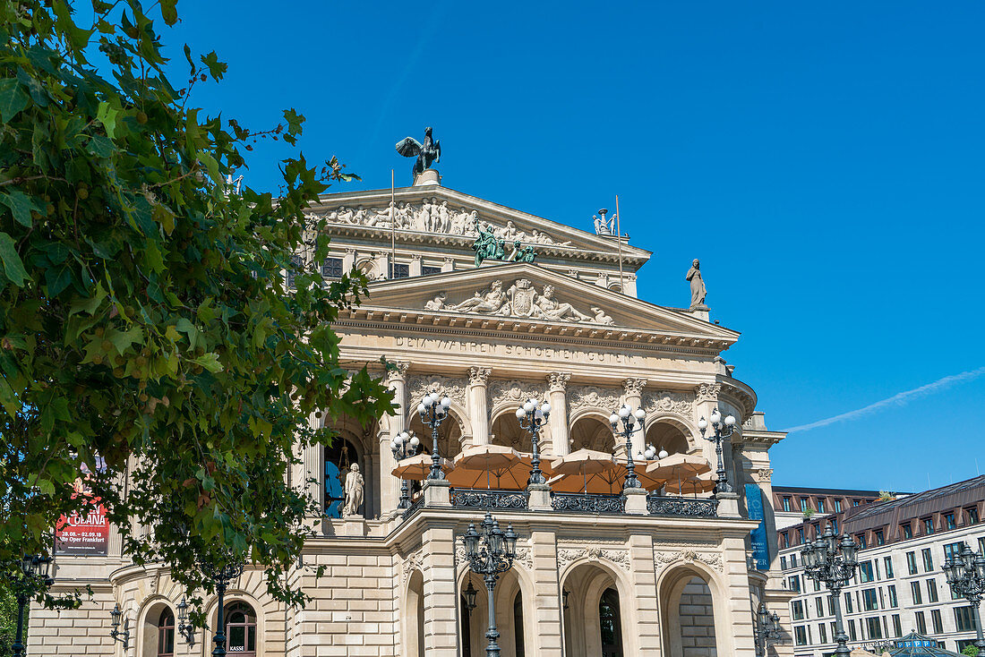 Die Alte Oper in Frankfurt am Main, Deutschland