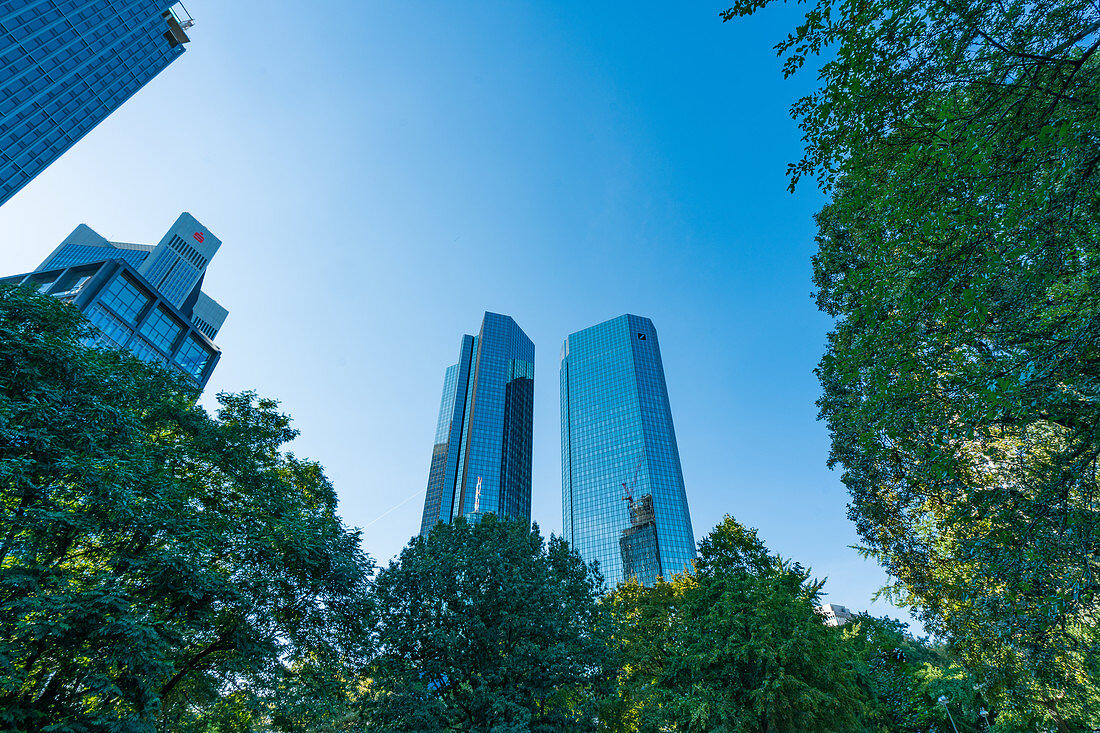 Skyscrapers in Frankfurt, Germany