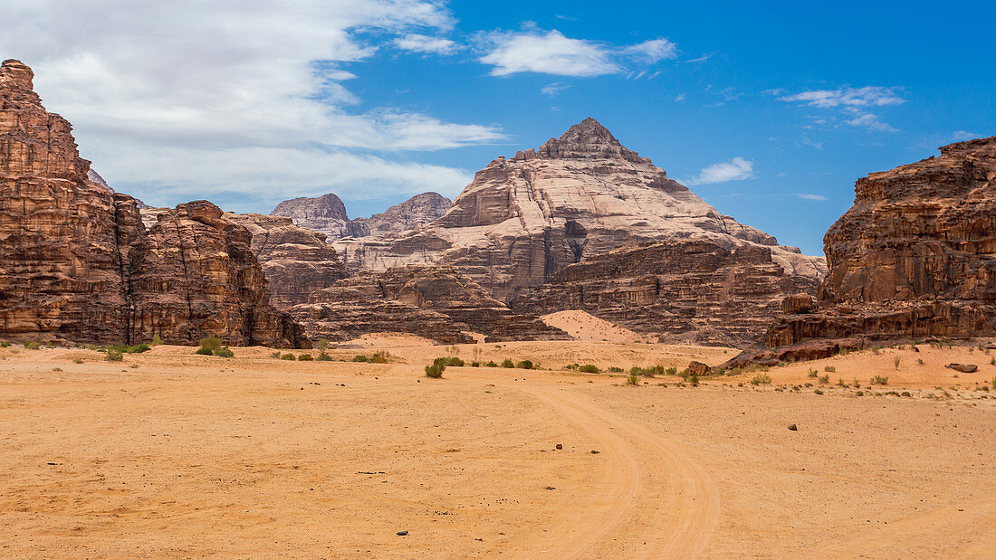 The Wadi Rum in Jordan