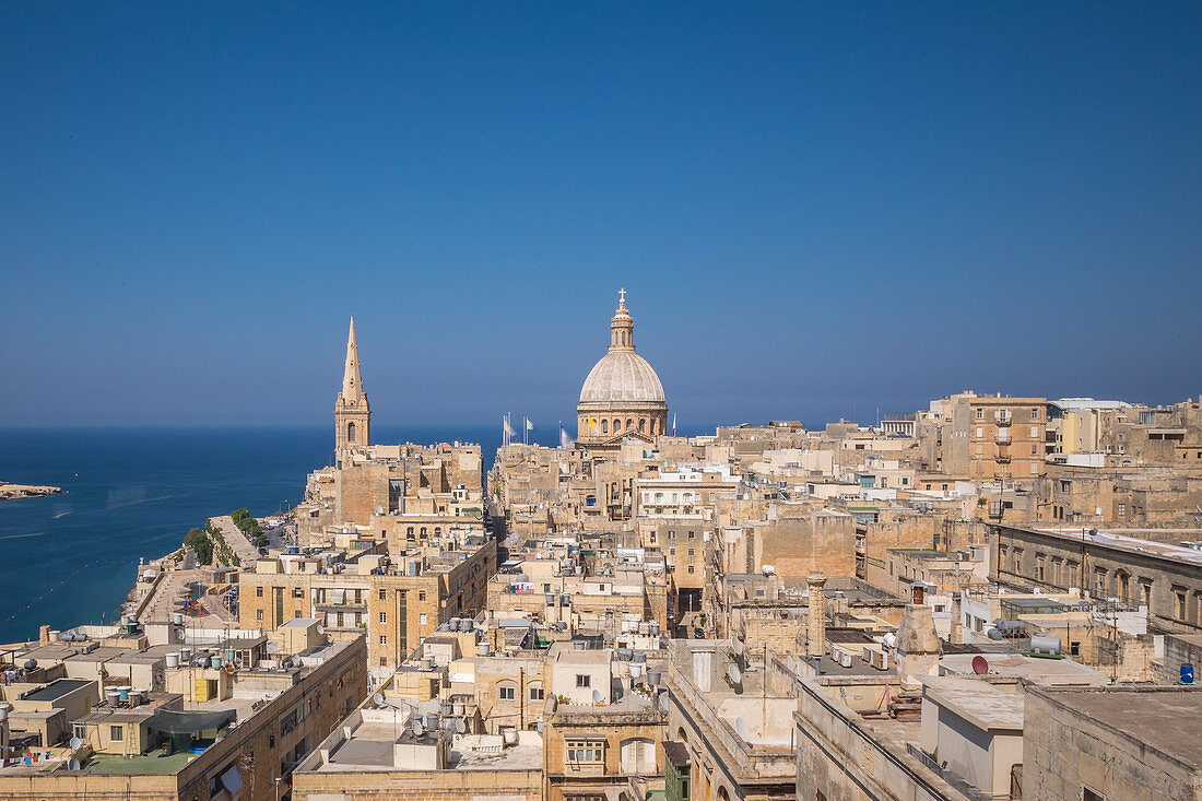 Stadtansicht von Valletta, Malta