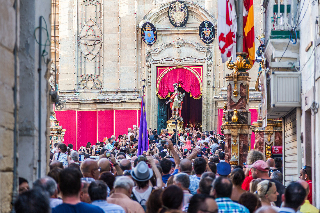 Festival in honor of Saint George in Victoria, Gozo, Malta