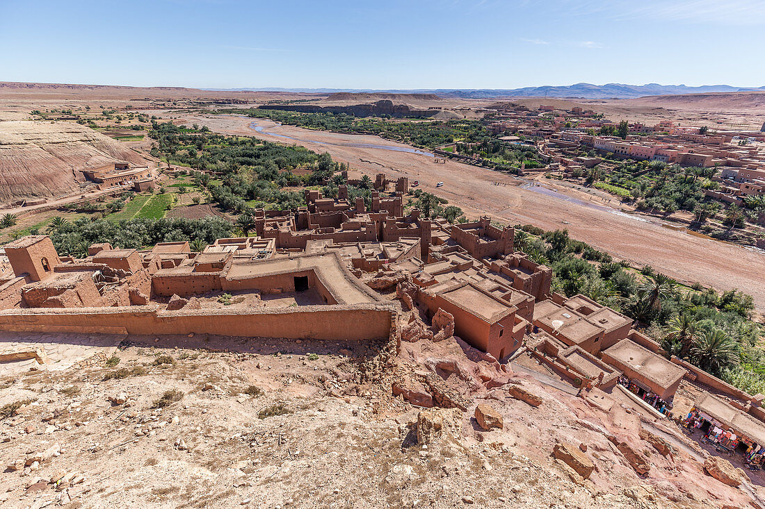 Top view of Ait Ben Haddou, Morocco
