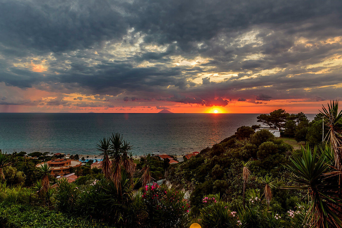 Coast off the Stromboli, Calabria, Italy