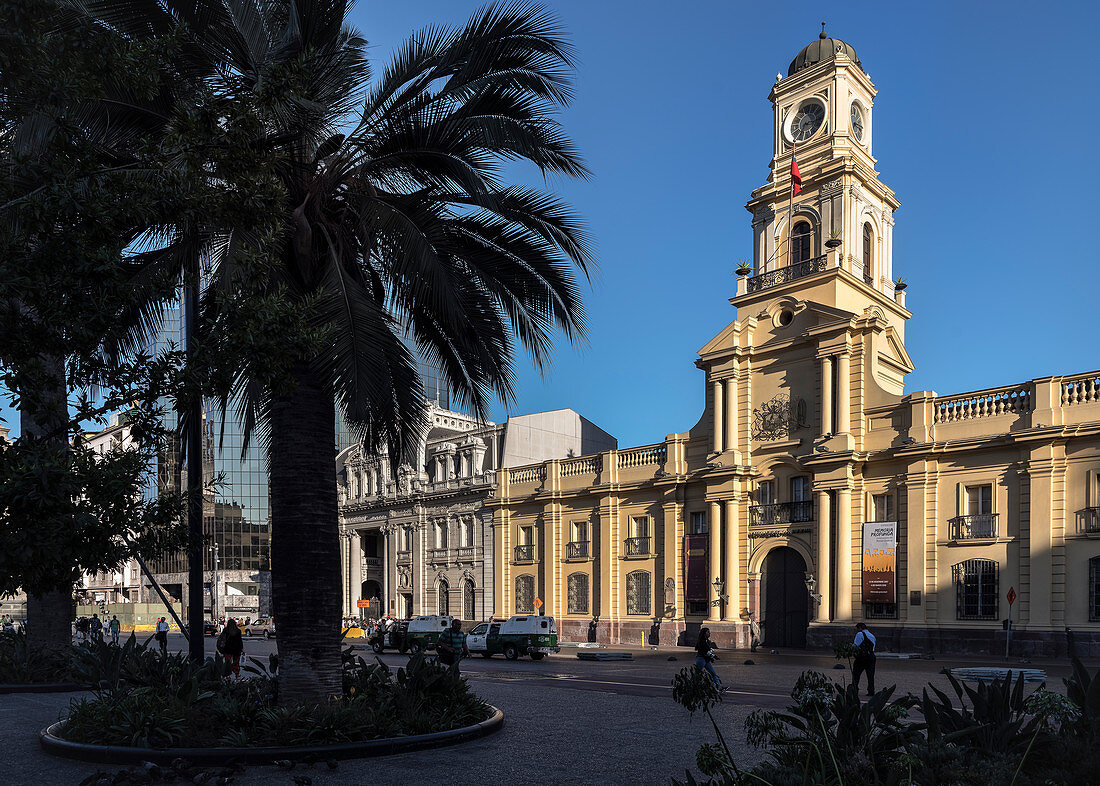 historisches Nationalmuseum am Plaza de Armas, Hauptstadt Santiago de Chile, Chile, Südamerika