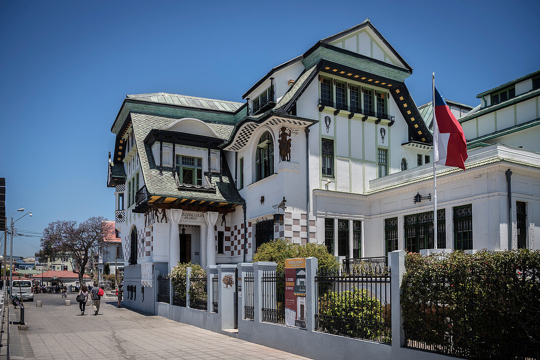 historisches Gebäude „Mueso de Bellas Artes“, Valparaiso, Chile, Südamerika