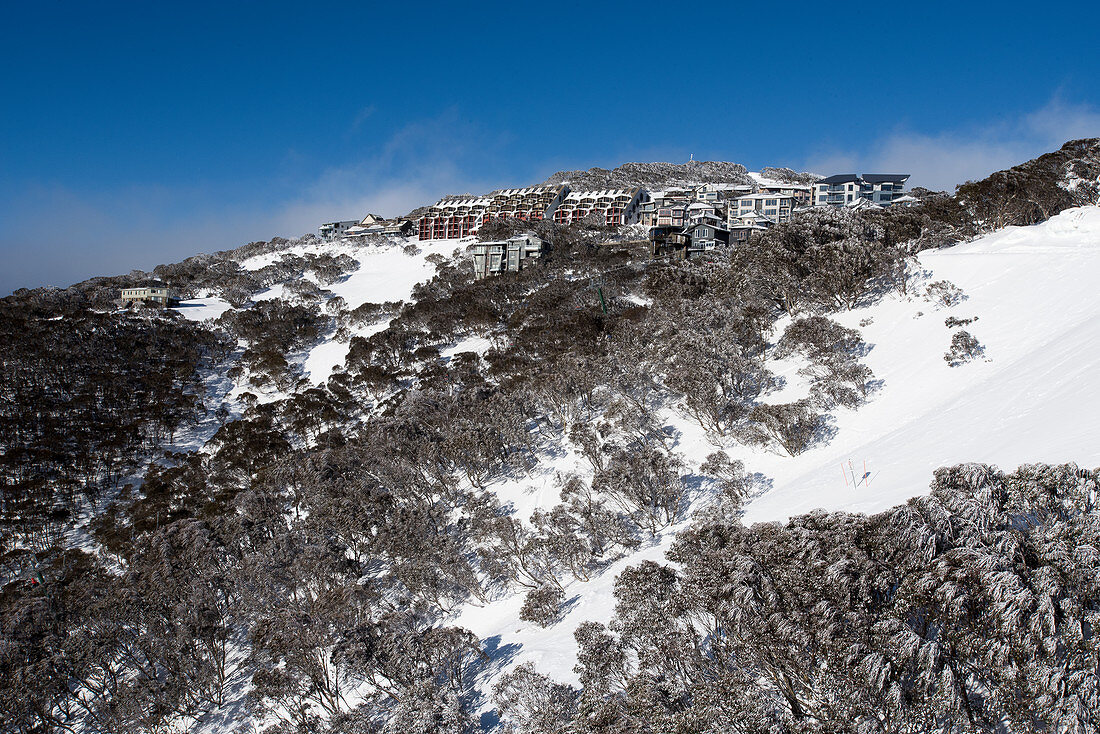 Das Skidorf Mount Hotham in Victoria, Australien