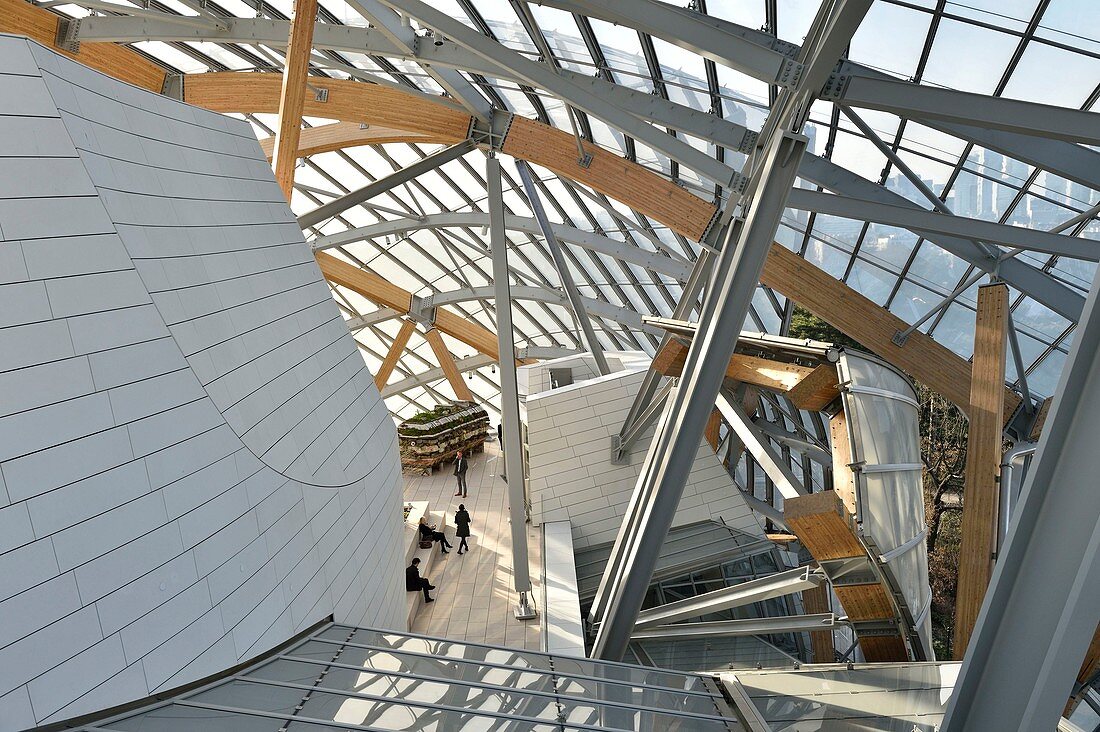 Louis Vuitton Foundation Model By Frank Gehry, Bois De Boulogne