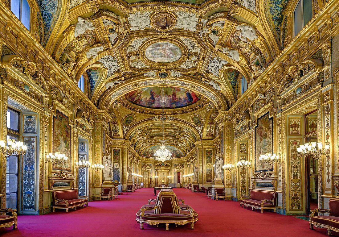 France, Paris, Luxembourg palace, the Senate, the Conferences room