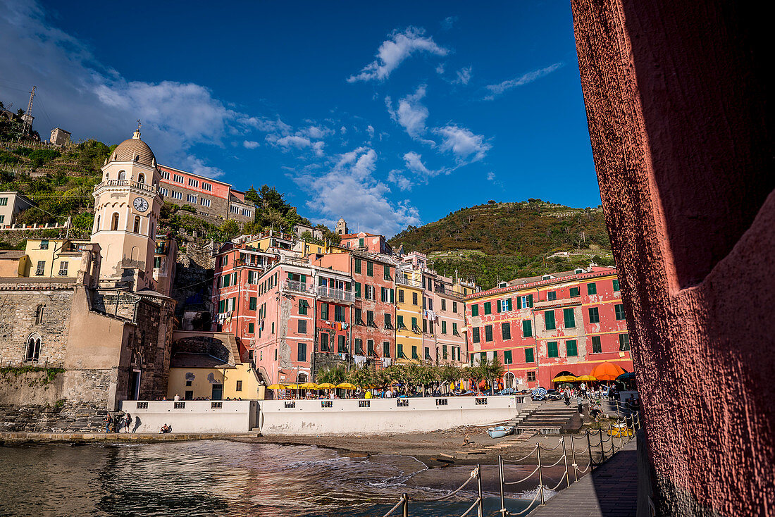 At the port of Vernazza, Cinque Terre, Italy