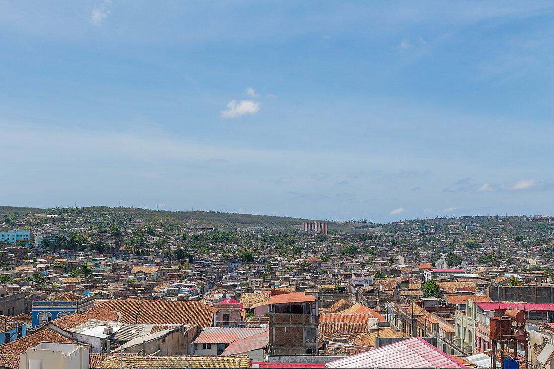 Stadtblick auf Santiago de Cuba, Kuba