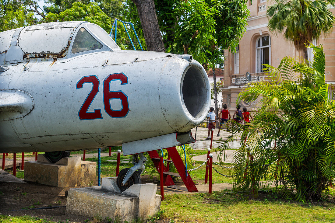 Old airplane in Santiago de Cuba, Cuba