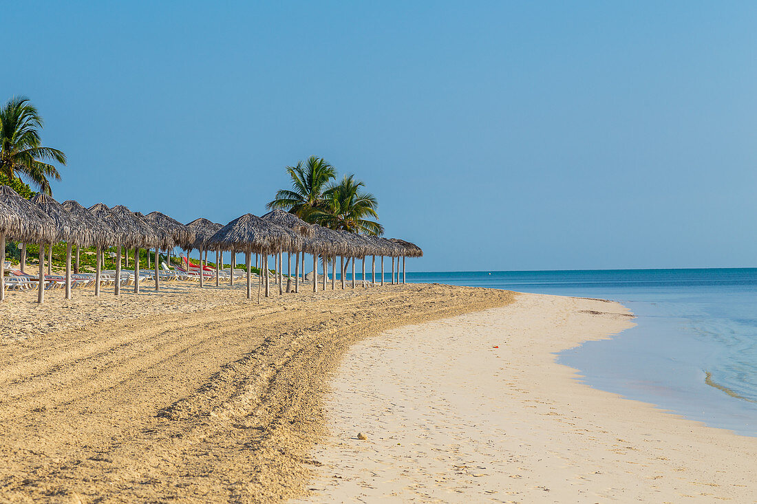Morgens am Strand, Playa Santa Lucia, Kuba